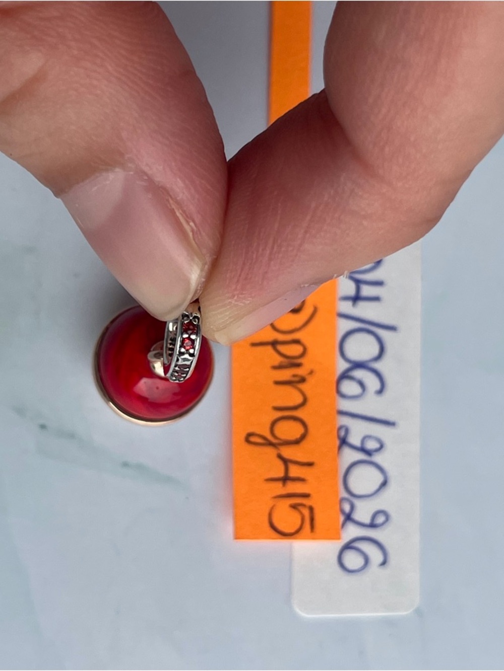 Pandora Two Tone Planet Mars Dangle - Picture 11 of 15